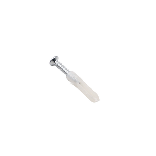 Tasselli universali 6x25 mm senza collarino con viti - 10 pezzi