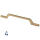 Maniglia per Mobili U098 Oro - 128mm (Lunghezza totale 195mm)