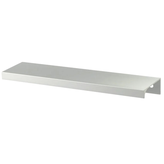 Maniglia per Mobili a Bordo Edge Grip in Alluminio Elettrolucidato - 96mm (Lunghezza Totale 116mm)