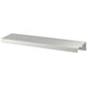 Maniglia per Mobili a Bordo Edge Grip Profilo Arrotondato 64mm (Lunghezza Totale 84mm) - Alluminio Elettrolucidato