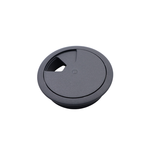 Passacavo in plastica per scrivania Ø60mm - Antracite