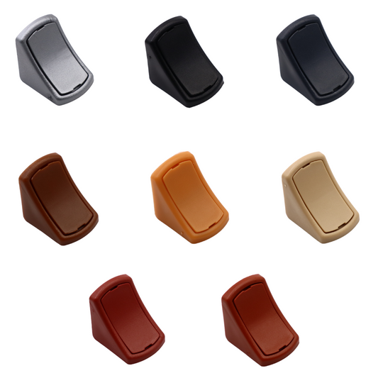 Giunzione Angolare per Mobili in Plastica con Copertura - 24x24mm