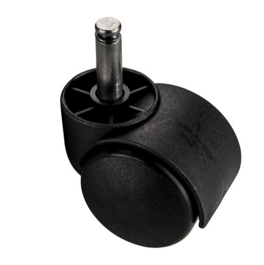 Ruota Piroettante per Mobili in Plastica con Perno 10mm - Ø50mm