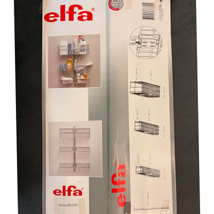 Sistema a Cestelli per Porta e Parete Elfa in Acciaio Cromo - Grande