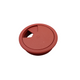 Passacavo in plastica per scrivania Ø60mm - Legno rosso