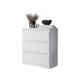 GABRIEL - Cassettiera con 3 cassetti - Credenza da ingresso e camera da letto - Bianco Opaco