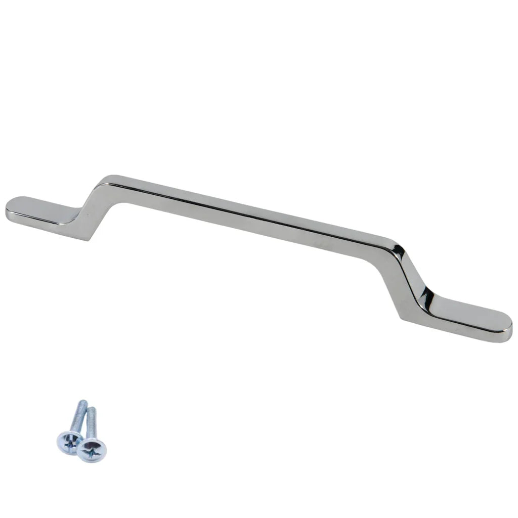 Maniglia per Mobili U098 Cromo - 128mm (Lunghezza totale 195mm)