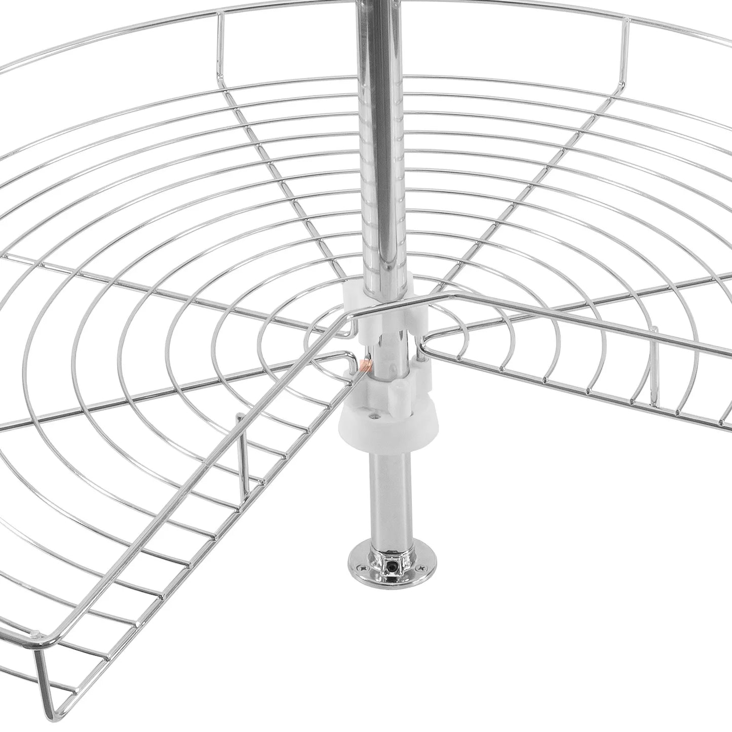 Cestello estraibilie per angolo cucina 3/4 - 750mm - 2 ripiani - Cromo