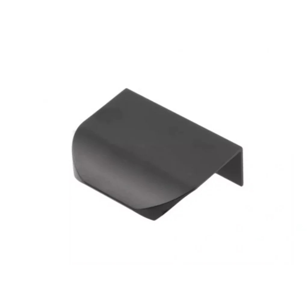 Maniglia per Mobili in Alluminio Nero Opaco - 32mm (Lunghezze totali 52mm)