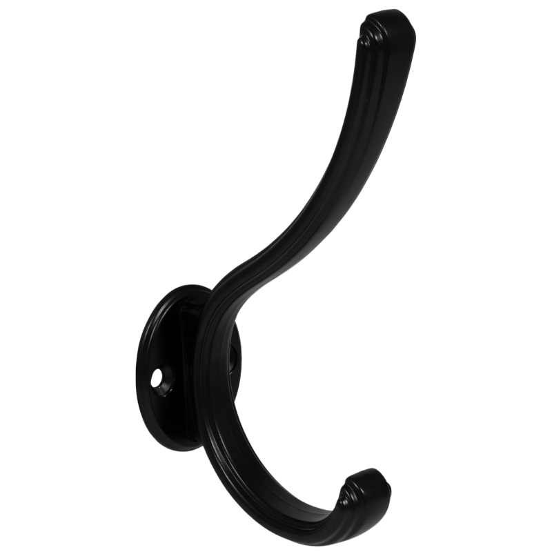 Gancio Appendiabiti Moderno W024 124 mm - Nero
