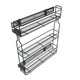 Cestello estraibilie per cucina 15cm - 3 ripiani - Antracite