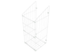Cesto portabiancheria 30cm - Bianco