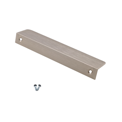 Maniglia per Mobili a profilo tondo Acciaio spazzolato - 128mm (Lunghezze totali 148mm)