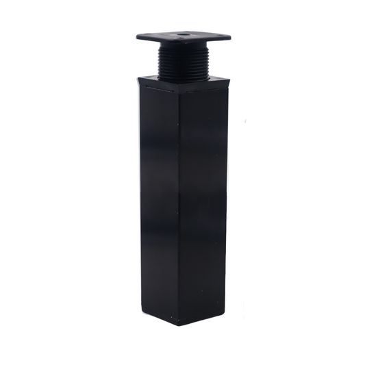 Piedini per Mobili regolabili 40x40mm - Altezza 150mm - Nero