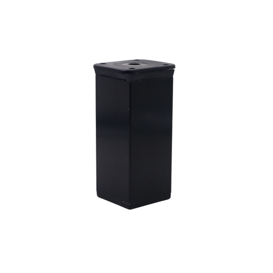 Piedini per Mobili regolabili 40x40mm - Altezza 100mm - Nero