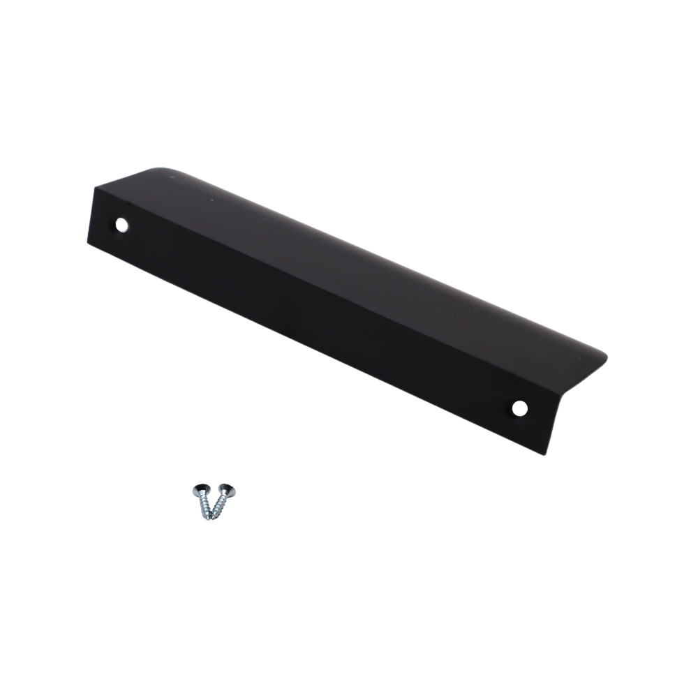 Maniglia per Mobili a profilo tondo Nero Opaco - 128mm (Lunghezze totali 148mm)