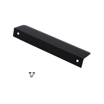 Maniglia per Mobili a profilo tondo Nero Opaco - 128mm (Lunghezze totali 148mm)