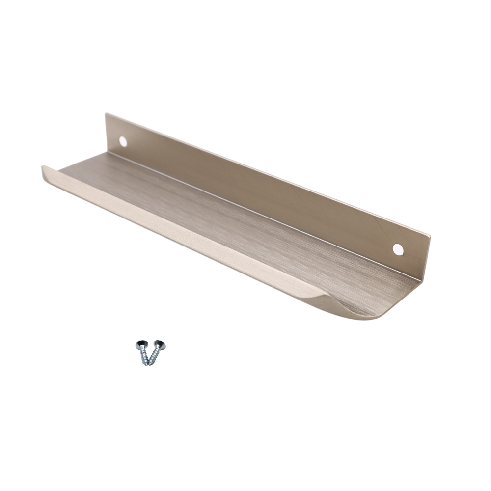 Maniglia per Mobili a profilo tondo Acciaio spazzolato - 128mm (Lunghezze totali 148mm)