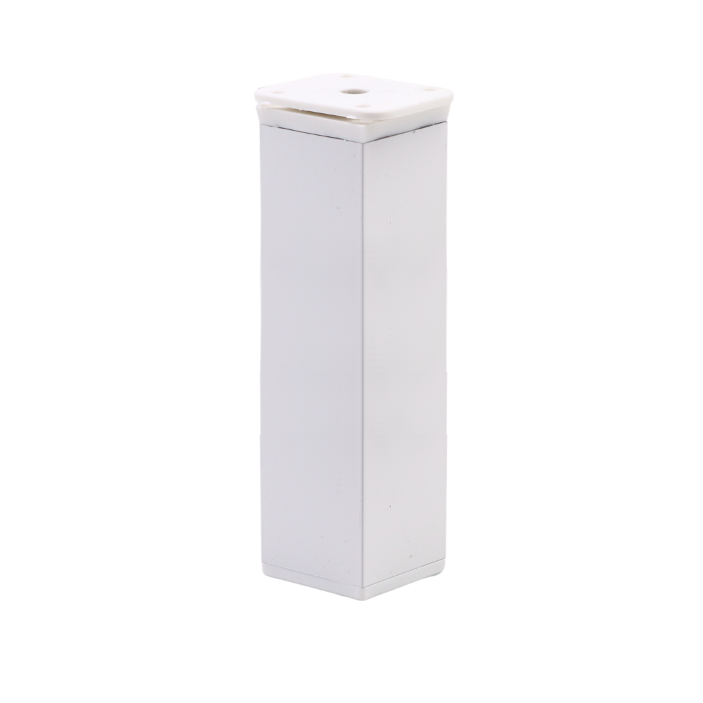 Piedini per Mobili regolabili 40x40mm - Altezza 150mm - Bianco