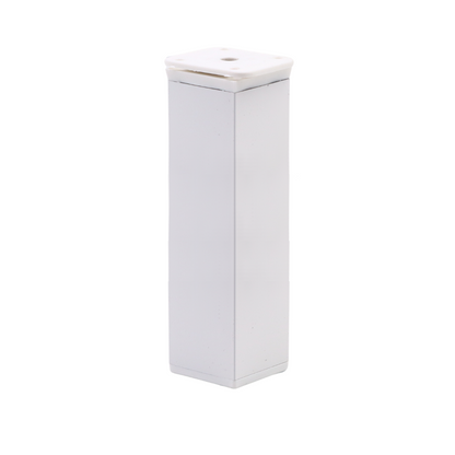 Piedini per Mobili regolabili 40x40mm - Altezza 150mm - Bianco