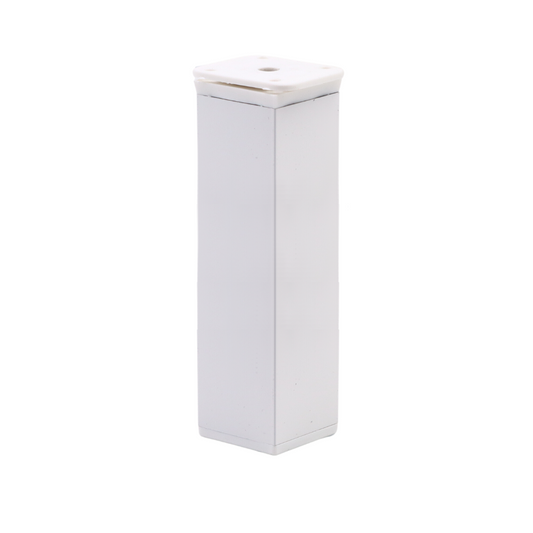 Piedini per Mobili regolabili 40x40mm - Altezza 150mm - Bianco