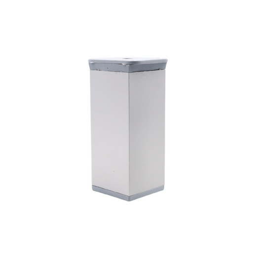 Piedini per Mobili regolabili 40x40mm - Altezza 100mm - Alluminio
