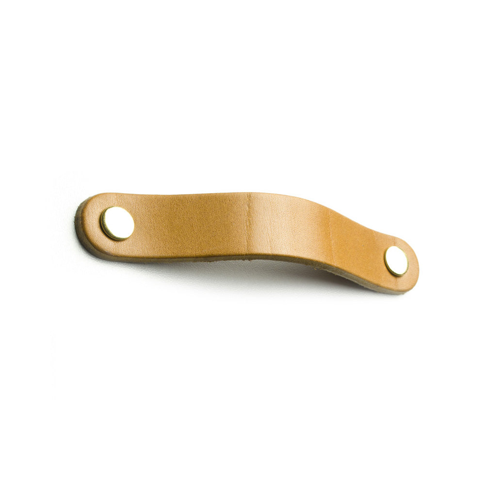 Maniglia in pelle arrotondato 96mm - 128mm (4) – Furnica