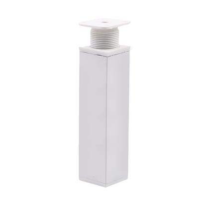 Piedini per Mobili regolabili 40x40mm - Altezza 150mm - Bianco