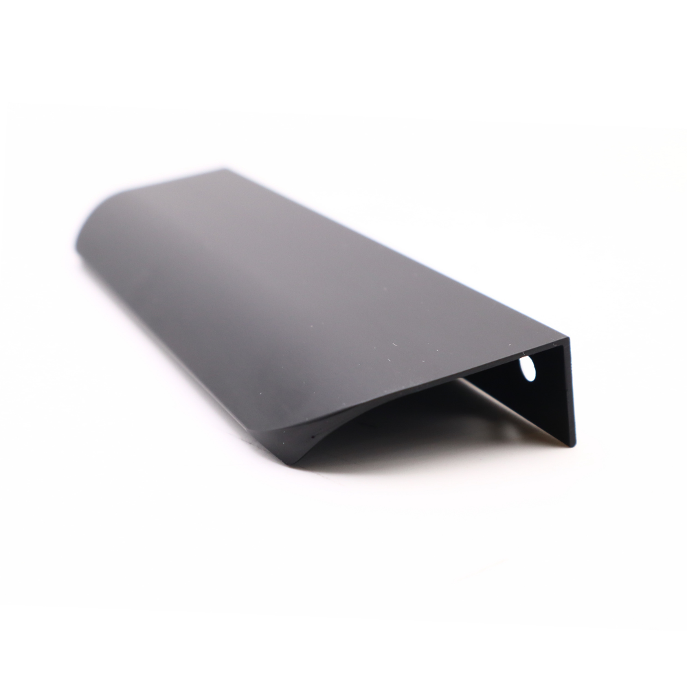 Maniglia per Mobili a profilo tondo Nero Opaco - 128mm (Lunghezze totali 148mm)