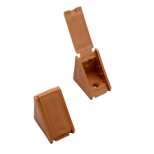 Supporti per mensole - Marrone chiaro (100/200/500/1000 pz)