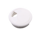 Passacavo in plastica per scrivania Ø60mm - Bianco