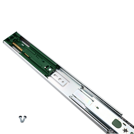 Guide per cassetti con cuscinetti a sfera (sinistra e destra), H45 Push Pull + Soft Close