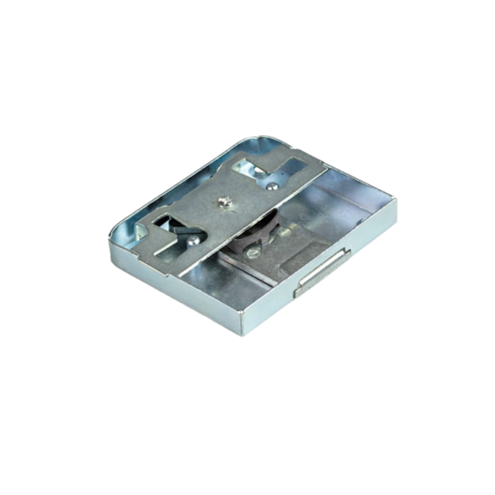 Serratura per mobili 49x60mm - Zincato bianco