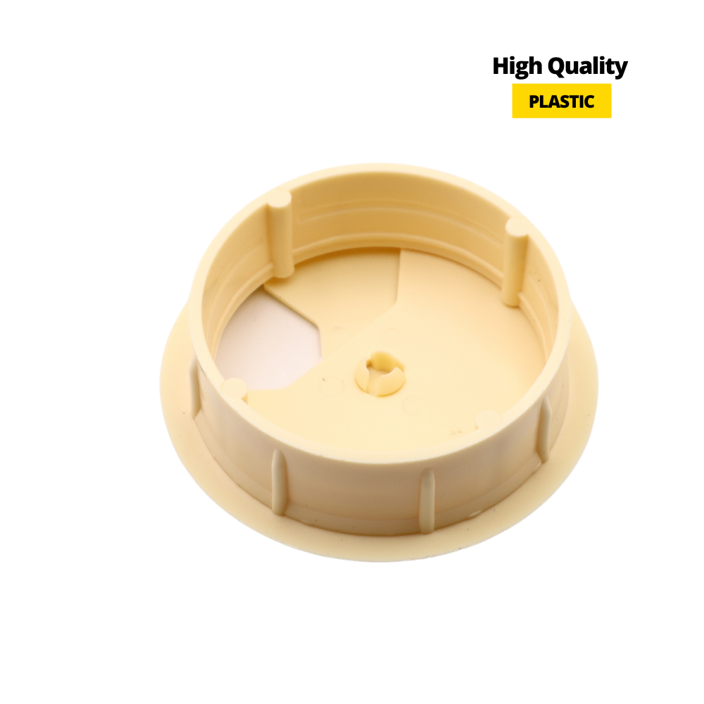 Passacavo in plastica per scrivania Ø60mm - Creme