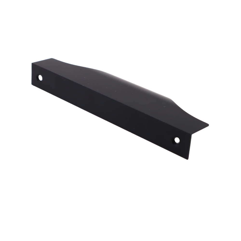 Maniglia per Mobili UFO Nero Opaco - 128mm (Lunghezze totali 148mm)