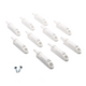 Push Pull per Ante Bianco + adattatore (10 pezzi) – Furnica