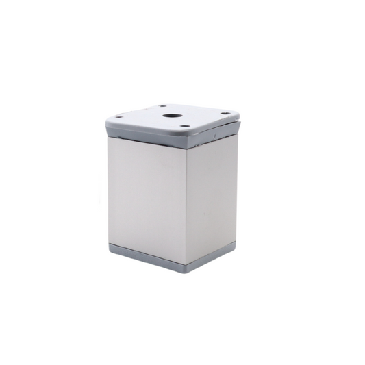 Piedini per Mobili regolabili 40x40mm - Altezza 60mm - Alluminio