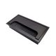 Passacavo rettangolare in alluminio 160x80mm - Nero "Wave" – Furnica