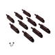 Push Pull per Ante Marrone + adattatore (10 pezzi) – Furnica