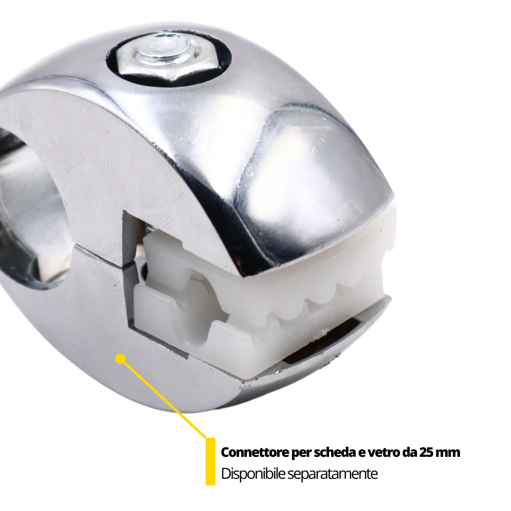 Inserto per Connettore per Vetro, Bianco