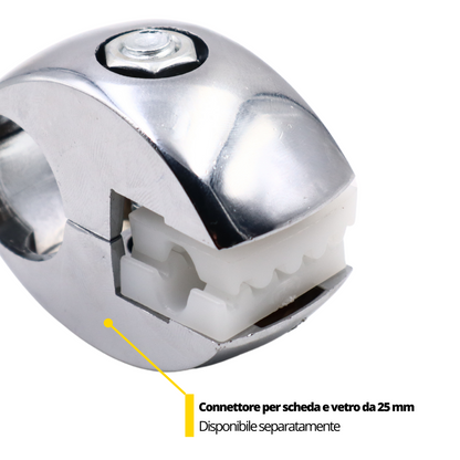 Inserto per Connettore per Vetro, Bianco