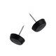 Scivoli in plastica con chiodo - Nero - 50 pz – Furnica
