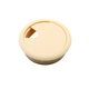 Passacavo in plastica per scrivania Ø60mm - Creme
