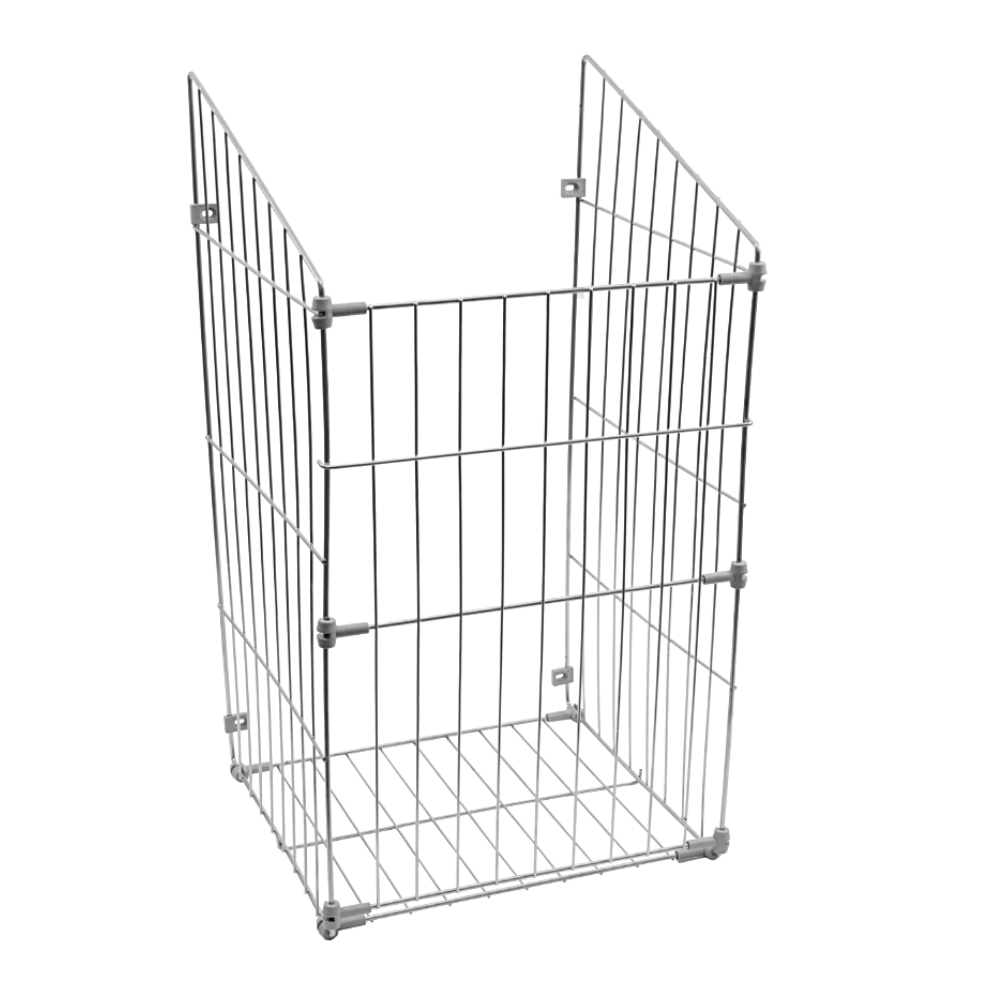 Cesto portabiancheria 50cm - Cromo