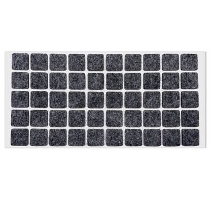 Feltrini adesivi per Mobili  20x20mm - Nero, Marrone, Bianco, Grigio