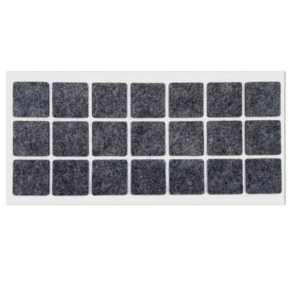 Feltrini adesivi per Mobili 30x30mm - Grigio