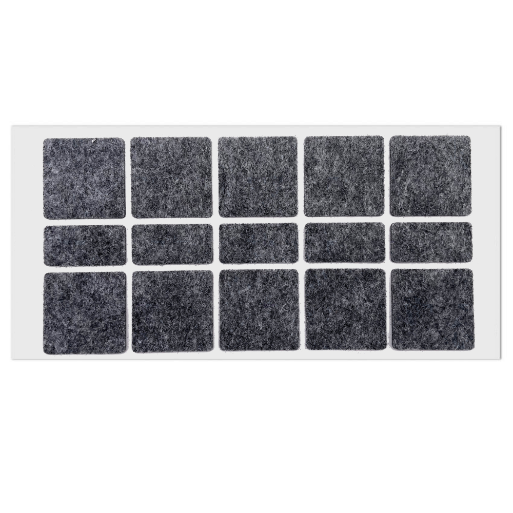 Feltrini adesivi per Mobili 40x40mm - Grigio