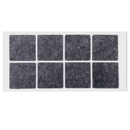 Feltrini adesivi per Mobili 50x50mm - Nero, Marrone, Bianco, Grigio