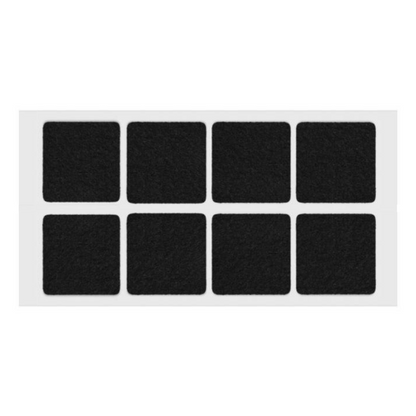 Feltrini adesivi per Mobili 50x50mm - Nero, Marrone, Bianco, Grigio