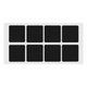 Feltrini adesivi per Mobili 50x50mm - Nero – Furnica
